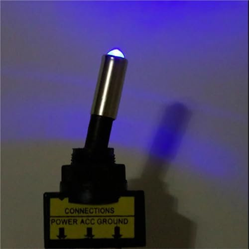 1 STÜCKE ASW-15D 12 V 20A Auto Auto LED-Licht Kippschalter Wippschalter 3Pin SPST ON/OFF Verkäufe for Fahrzeuge(Blue)