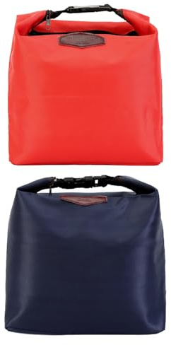 ZEXIJOW 2PCS Bolsa isotérmica para almuerzo pequeño,Impermeable con cremallera,Ideal para trabajo,Oficina, escuela y actividades al aire libre,Para hombres,Mujeres y niños