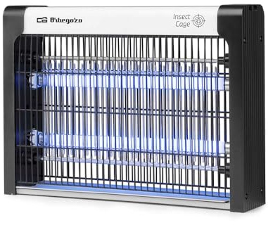 Orbegozo MQ 4510 Mata Insectos Eléctrico, 10W, Luz LED Ultravioleta, 50m², 34.5x7x25cm, Interior