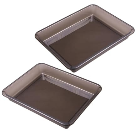 STOBAZA 2pcs Car Under Seat Storage Boxes Small Car Seat Organizer Trunk Storage Organizer Multipurpose Vehicle for Shoes Umbrellas and Accessories