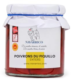 El Navarrico - Poivron Piquillo Lodosa Appellation d’origine | Agriculture traditionnelle | Naturel et Frais | Conditionnement de 220 g