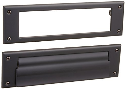 Baldwin 0015190 Letter Box Plate, Black