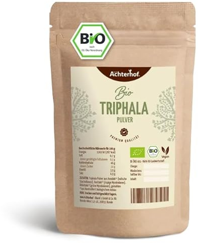 Triphala Pulver Bio (500g) Ayurveda vom Achterhof