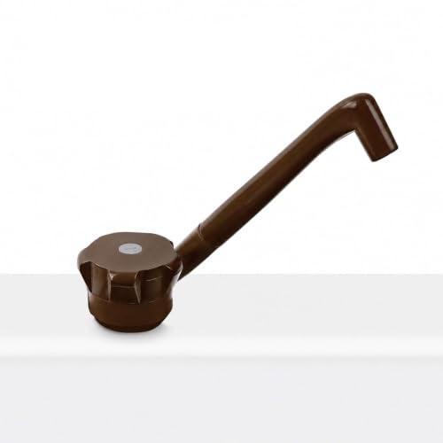 Unbekannt 12v Wasserhahn für Wohnmobil, Wohnwagen - ABS Kunststoff, Bauhöhe: 135 mm, 90 g, braun