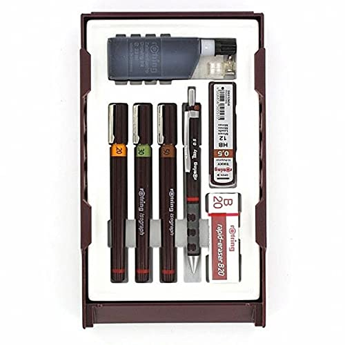 Rotring Rapido Stift College Set 0.2+0.3+0.5 mm