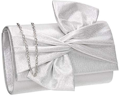 SwankySwans Women's June Bow Clutch Bag