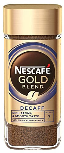 Nescafe Gold Blend Decaff Ground Coffee Bottle|Rich Aroma & Smooth Taste, 3.35 Oz,95 G