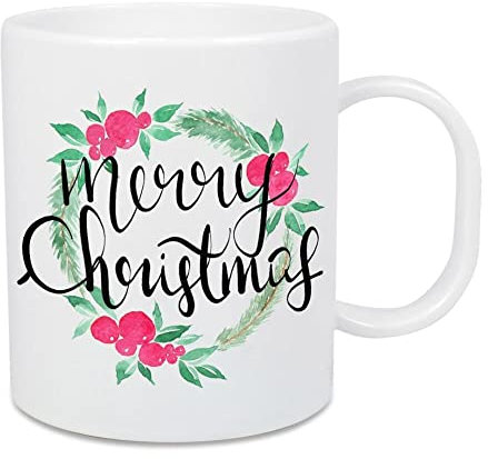 artboxONE Großer Kinderbecher Merry Christmas Watercolor n.1 von Psychae - Weihnachten