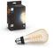 Philips Hue White Ambiance E27 Filament Große Edison (550 lm), dimmbare LED Lampe für das Hue Lichtsystem mit warm- bis kühlweißem Licht, smarte Lichtsteuerung über Sprache und App, 1er Pack