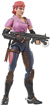 G.I. Joe Classified Series, Zarana 48 Figur aus der Premium-Kollektion, 15 cm, mit viel Zubehör, Sonderverpackung F4026, Mehrfarbig