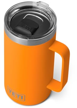 YETI Rambler Tasse, vakuumisoliert, Edelstahl mit MagSlider-Deckel, 680 ml, Königskrabbe