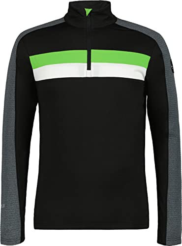 ICEPEAK Unisex – Erwachsene Fenner Jacke, schwarz-grau-grün-weiß, L