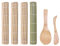Fayemint 6 Piezas Sushi Bambú, Esterilla Sushi, Kit Sushi, Accesorios de Cocina, para Hacer Sushi para Principiantes y Profesionales