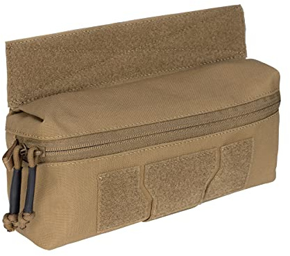 IDOGEAR Taktisk droppväska med krok och ögla för JPC CPC AVS Vest Verktygsväska Fanny Pack (Coyote Brown)