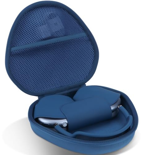 Lebakort Hard Case Compatible with Apple AirPods Max Wireless Over-Ear Headphones (Blue Case)