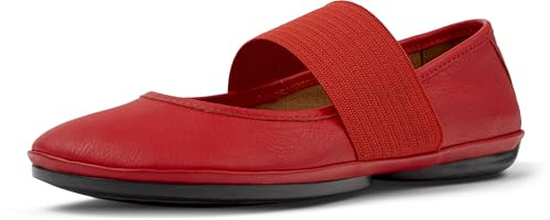 Camper Damen Rechts Nina 21595 Mary Jane, Rot 258, 37 EU