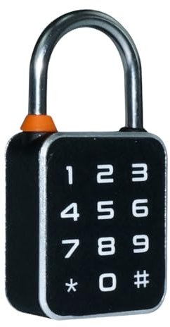 Intelligent Fingerprints Padlock with Touch Screens Keypad App Controlled Electronic Lock for Gym and School