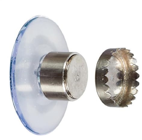 Portasapone a ventosa da parete per bagno e cucina, in acciaio inossidabile, supporto magnetico per sapone da bar, cucina e bagno