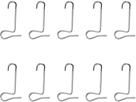 Beufee 10PCS Fence Wire Tensioner, Fence Wire Tightener Steel Wire Mesh Tensioner Wire Tensioning Tool Wire Repair Tool for Garden Farm