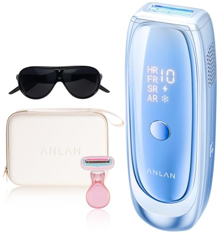 ANLAN IPL Geräte Haarentfernung 26J (Blau, Klein)