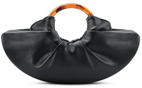 Cloud Clutch Bag für Damen, Elegante Clutch-Geldbörse Abendtasche aus veganem Leder, mit Wolkenmuster, Clutch-Tasche für Damen, PU-Abendtasche, Handtasche