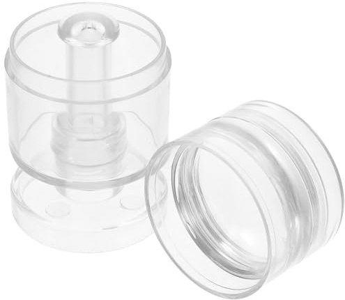Cabilock Nagelkunststempel aus Transparentem Silikon mit Schaber Drehbarer Nagelstempel für Kreative Nageldekoration und Vielseitige Nageldesigns
