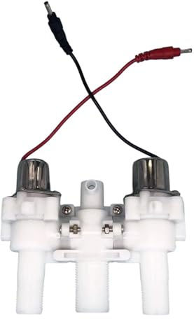 predolo Válvula solenoide para inodoro sin tanque, tapa de inodoro, válvula de descarga, fácil de instalar, repuesto para artículos del hogar