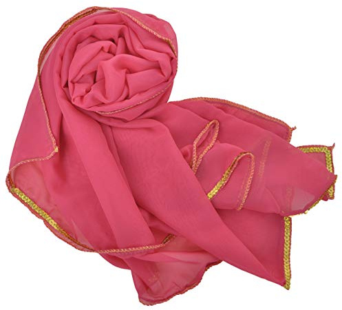 BellyLady Atemberaubender handgefertigter Chiffon Bauchtanz Schleier zum Üben