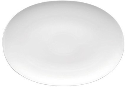 Thomas Medaillon Platte 38 cm Weiss
