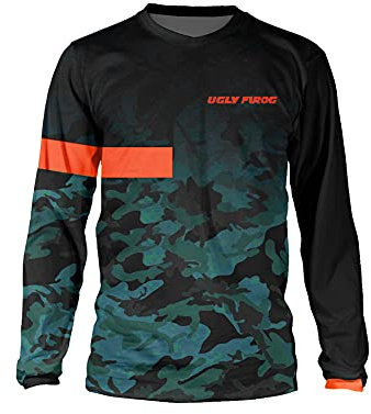 UGLY FROG Designs Motorräder, Ersatzteile & Zubehör Erwachsener Motocross Jersey Cross Offroad Enduro Downhill/Funktionswäsche Shirt Atmungsaktiv Lange Ärmel Rundhalsausschnitt or V-Ausschnitt