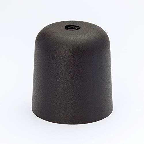 ORION LIGHTSTYLE Baldachin PVC Kunststoff mit Kabelhalterung (schwarz)