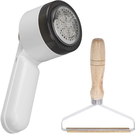 Electric Lint Remover and Portable Hair Ball Trimmer combination, Sweater Remover Hair Ball Remover Sweater Trimmer with 1 extra replacement cutter head