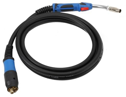 YILIKISS MB25 MIG Schweißbrenner, Schlauchpaket Schutzgas Welding Torch Gun Hals mit 5 m flexible Kabelschweißpistole für MIG/MAG Schweißgerät Kohlendioxidschweißen