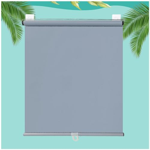 Verdunkelungsrollos Für Fenster, Thermorollos Jalousien, Fensterrollo, 99% Uv-Schutz Sonnenschutzrollos, 32-150cm Breite Verdunkelungsvorhänge,grey-60x200cm/24 * 79in
