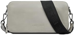 LIEBESKIND Berlin Damen-Umhängetasche,Clarice M“ Crossbody Bag, Leder, verstellbare Schulterriemen, Reißverschluss-Fächer, Knopfverschluss