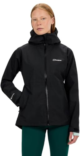 Berghaus Chaqueta Bramblfell InterActive Gore-Tex para mujer, color negro azabache, talla 18