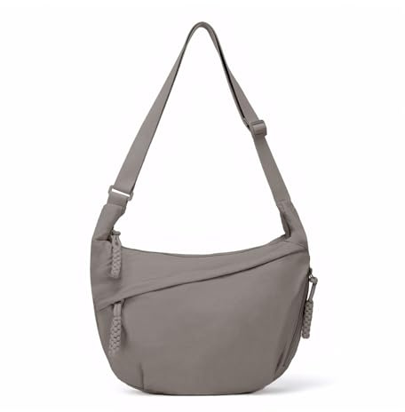 Prizmxed Borsa a tracolla da donna, grande capacità, spallacci regolabili, design semplice e versatile
