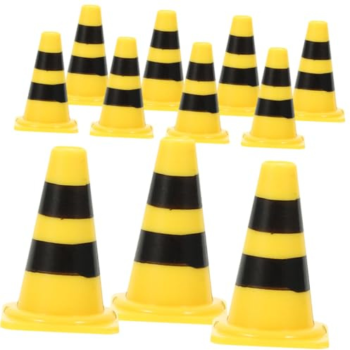 SUPVOX Mini Traffic Cones Toy Traffic Cones for Boys and Girls Fun Learning Toys for 5 Year Olds 50Pcs Road Safety Simulation Game for Classroom Home Use