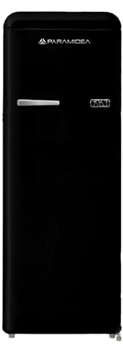 PYRAMIDEA Frigorifero Singola Porta Ventilato 240 Litri Colore Nero Satinato MAMBO2401B