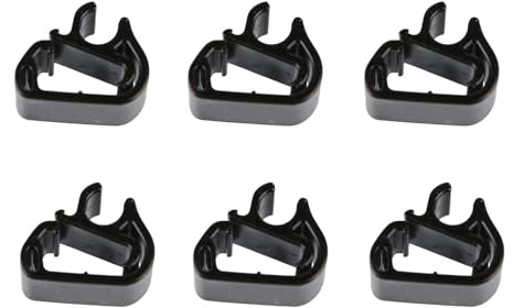 Kit De 6 Clips De Serrage Pour 3008, 5008, C5, Ds7, Clips Essuie-Glace, Fixation Tuyau De Bras Essuie-Glace Avant Clips De Serrage Colliers De Fixation Attache Balai Accessoire Tuyau Lave Glace