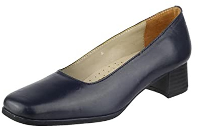 Amblers Walford - läderpumps - dam, Marin, 42 EU