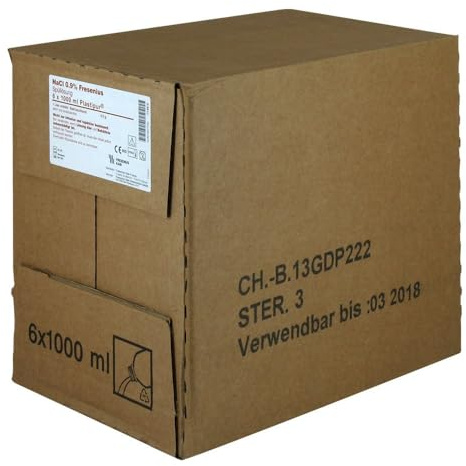 Fresenius NACL 0,9% Plastikschraubfl. 6X1000 ml