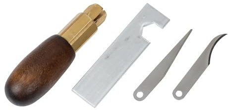 Weaver Leather Supply Craftsman Trimming Knife with Hardwood Handle, Precise Leather Cutting Knife, Utility Tools for Detailed Leathercraft Projects