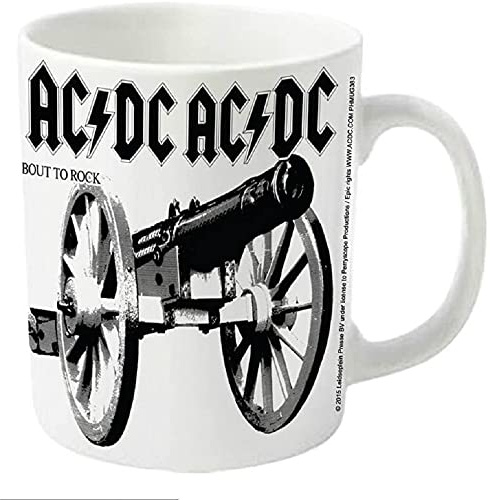 Pyramid International AC/DC Kaffeetassen, Keramik, Mehrfarbig, 7.9 x 11 x 9.3 cm, 2