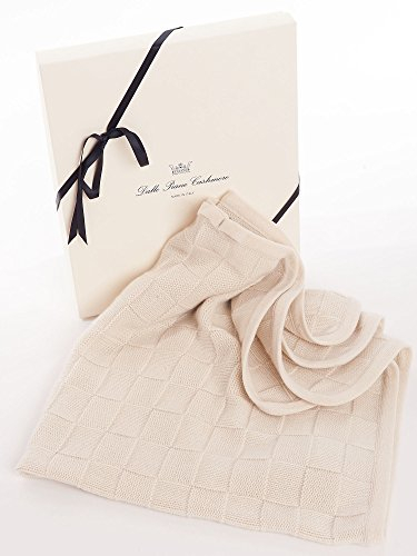 DALLE PIANE CASHMERE - Couverture bébé en 100% Cachemire - Couleur: Beige