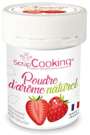 ScrapCooking Aromatizante alimentario Natural en Polvo Fresa