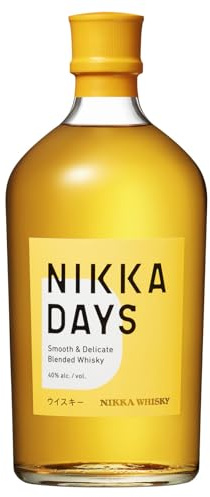 NIKKA - Days, sans étui, Blended Whisky Japonais - Notes Fruitées & de Malt - Origine : Japon - 40% Alcool - 70 cl