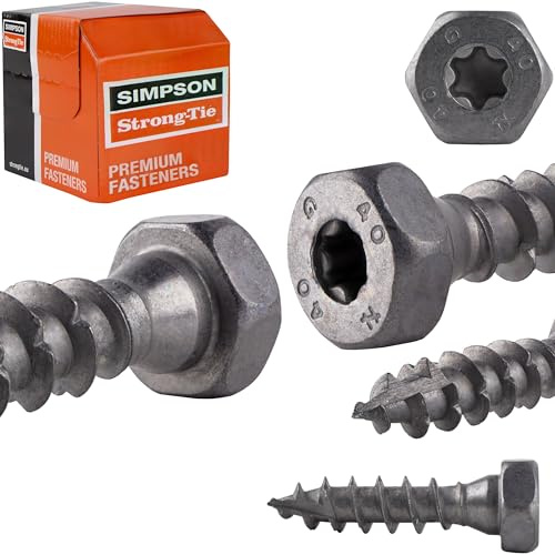 Vis connecteurs SSH Simpson - 50 Vis 10x40 mm