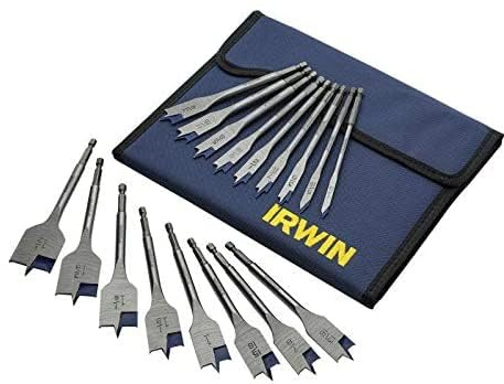 IRWIN Blue Groove 4X Flat Bit Set, 17 Piece IW4041002