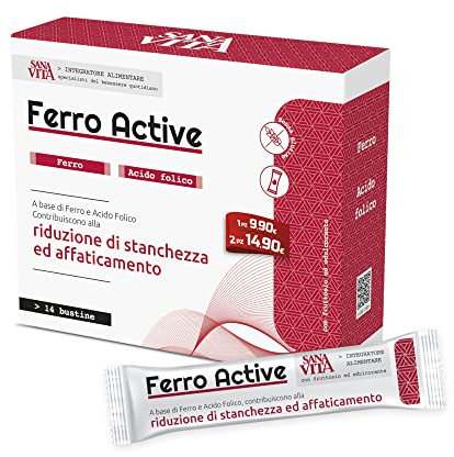 Sanavita Ferro Active - 140 ml, 14 bustine